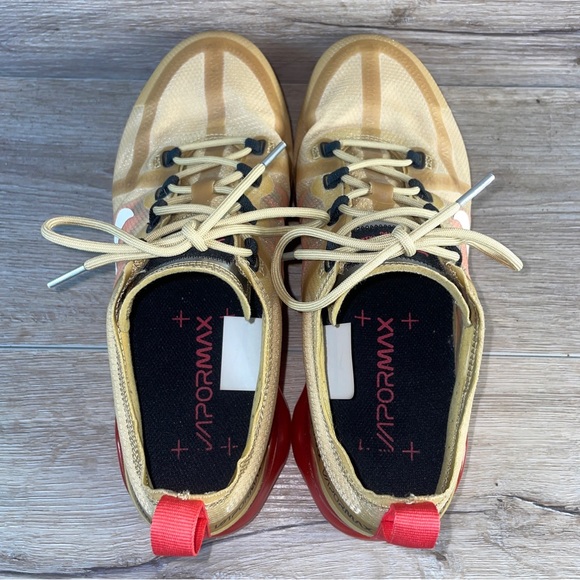 Nike Air VaporMax 2019 Crimson Gold 2018 Men’s 9.5 Excellent Used Condition! - Picture 9 of 11